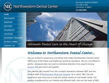 Tablet Screenshot of northwesterndental.com